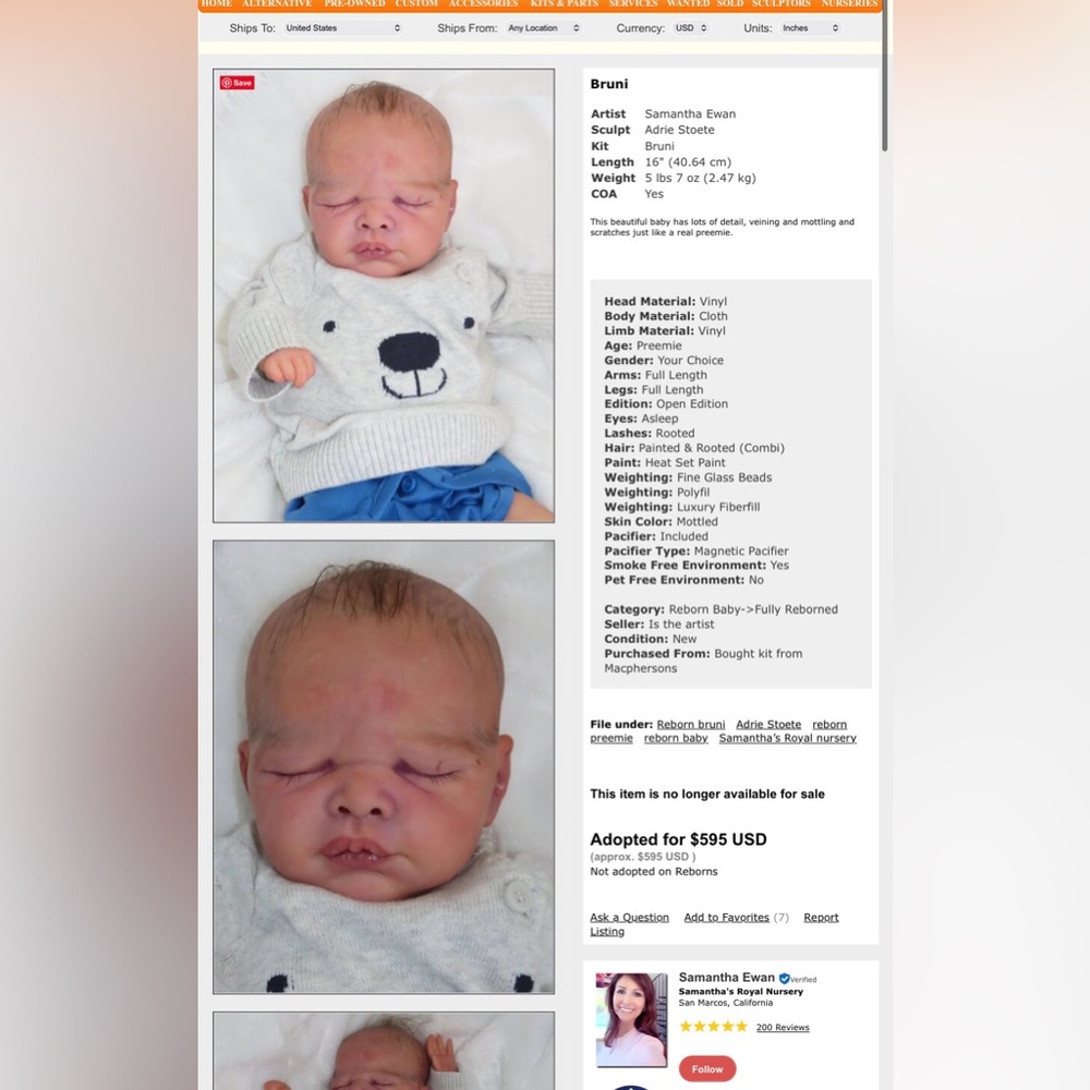 Reborn baby - Picture 7 of 7